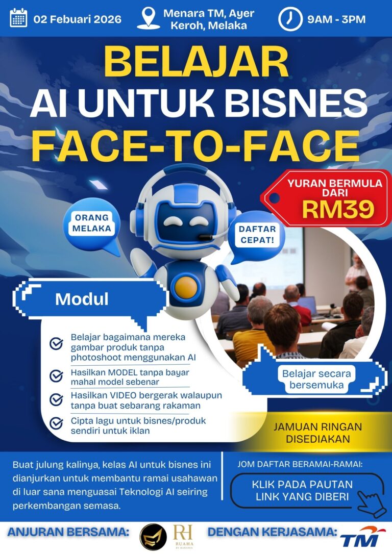 Belajar Ai untuk bisnes - Melaka